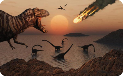 meteoro dinossauros